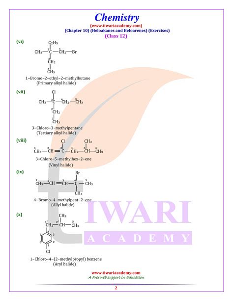 NCERT Solutions For Class 12 Chemistry Chapter 10 Haloalkane Haloarene