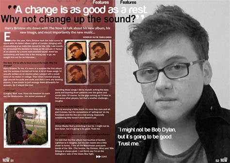 Music Magazine Double Page Spread This Is The Double Page Flickr