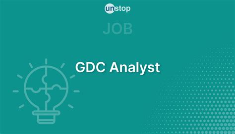 GDC Analyst by KPMG! // Unstop (formerly Dare2Compete)