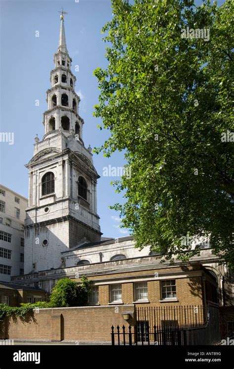 St Brides Church Fleet Street London Stock Photo Alamy