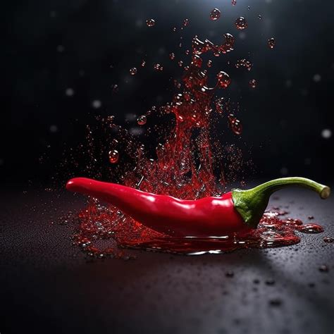 Premium AI Image | beautiful and spicy red chili