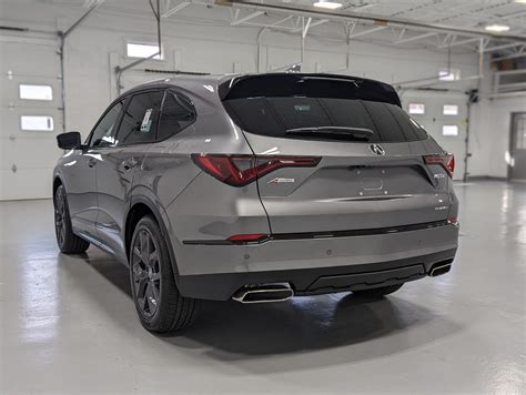 New Acura Mdx Sh Awd With A Spec Package In Liquid Carbon Metallic