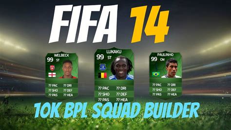 Fifa Amazing K Bpl Squad Builder Youtube