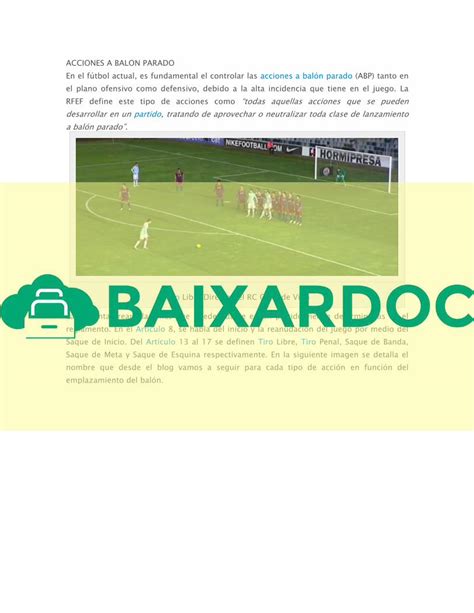 PDF Acciones A Balon Parado BAIXARDOC PDFSLIDE NET