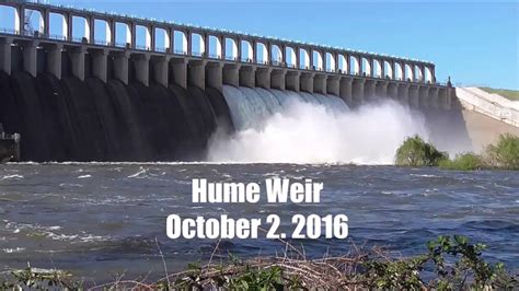 Hume Weir Spillway Youtube