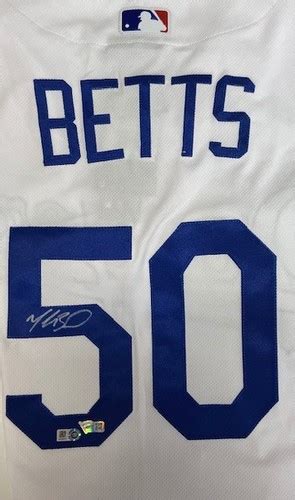 Mookie Betts Autographed Authentic Dodgers Jersey | MLB Auctions