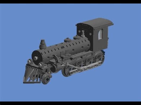 How To Build A Lego NFB Runaway Train Locomotive 2 8 0WT YouTube