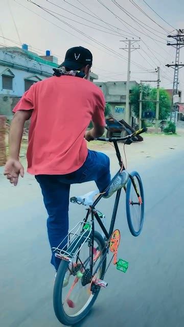 Cycle Stunt 🔥🙌 Youtubeshorts Stunt Stuntbike Cyclec Cycleb