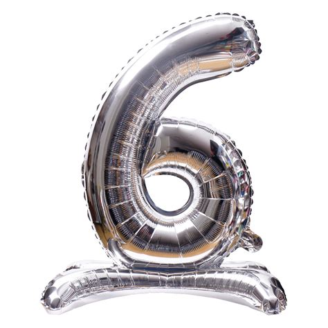 Buy Stand Up Silver Number Balloons For Only Usd By Airise