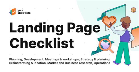 Landing Page Checklist | Your Checklists