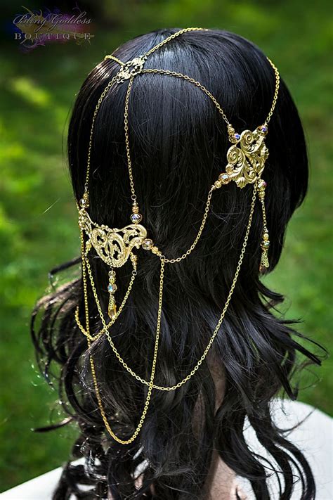 The Gilded Lily Circlet" Make a entrance to remember in this exquisite ...