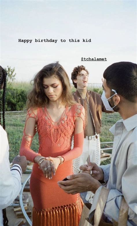 Zendaya Sends Dune Co-Star Timothée Chalamet a Sweet Happy 27th ...