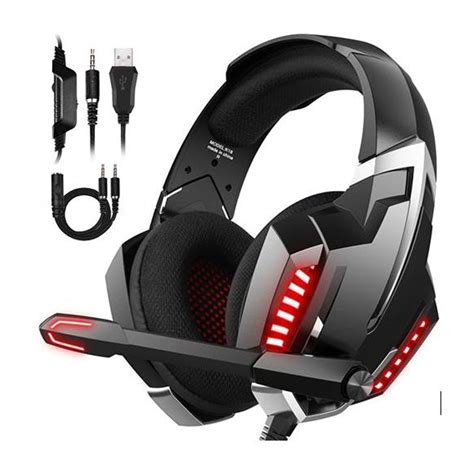 Audífonos Onikuma K18 Gaming Negro Rojo Juan Marcet