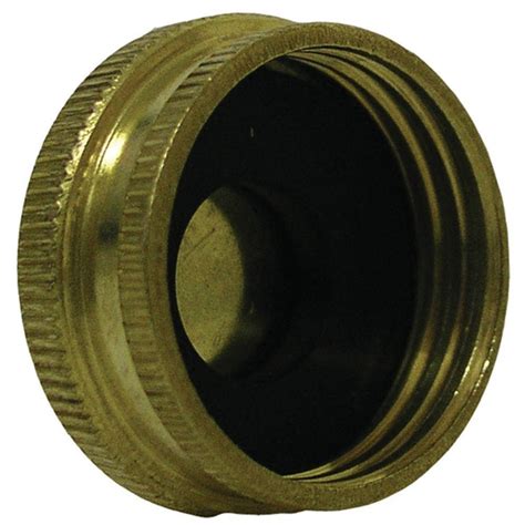 Everbilt Lead Free Brass Garden Hose Cap 3 4 In Fh 801719 The Home Depot