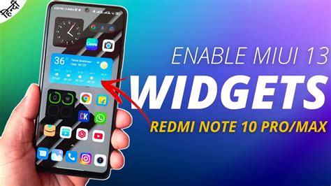 Redmi Note Pro Max Enable Miui Widgets How To Enable Miui