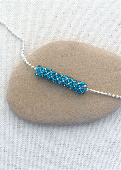 Cool Tube Bead Would Make A Nice Rope Chain Too Free Beading