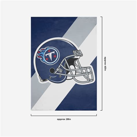 Tennessee Titans Helmet Vertical Flag FOCO