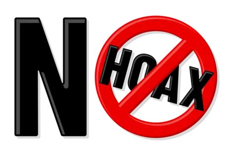 No Hoax With Prohibited Sign In Red Color Vector No Hoax Prohibit