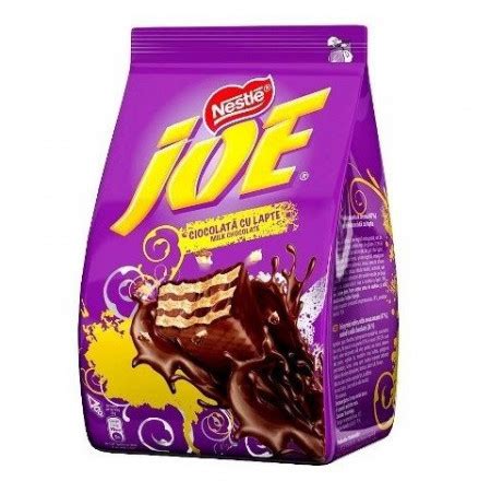 Napolitane Glazurate Cu Ciocolata Cu Lapte JOE Moments 160g