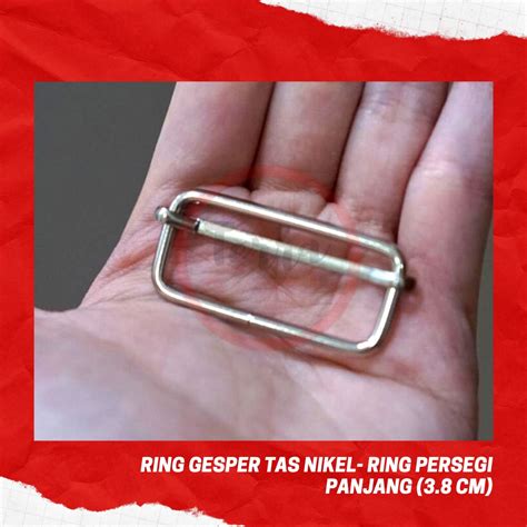 Jual Per Pak Ring Jalan Ring Gesper Tas Rol Nikel Ring D Ring