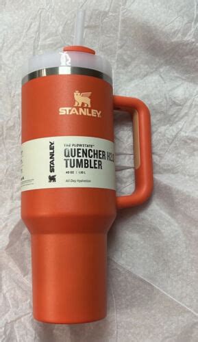 Stanley Flowstate Tumbler 40oz Rare Tigerlily Color Ships Same Day