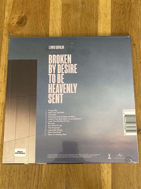 Lewis Capaldi Broken By Desire To Be Heavenly Sent Signed Vinyl Ebay