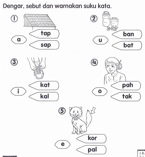 Prasekolah Latihan Bahasa Melayu Tadika 6 Tahun Pdf