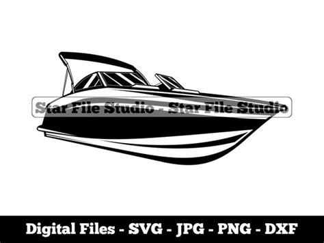 Speed Boat Svg Speed Boat Svg Speedboat Svg Motor Boat Etsy