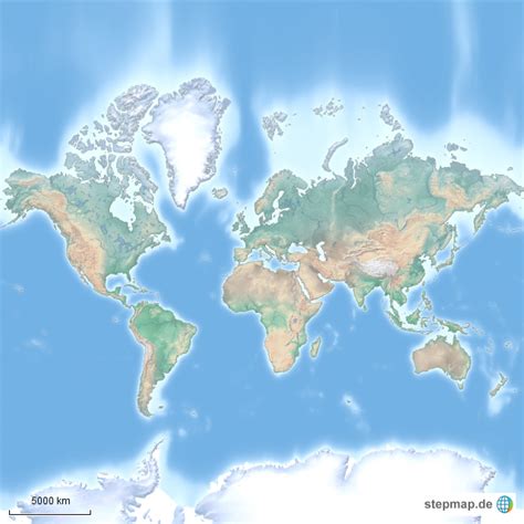 Stepmap Stumme Karte Weltkarte Landkarte F R Welt