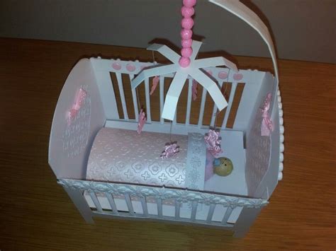 Handmade 3d Baby Cot From Card Baby Cot Crafts Card Making