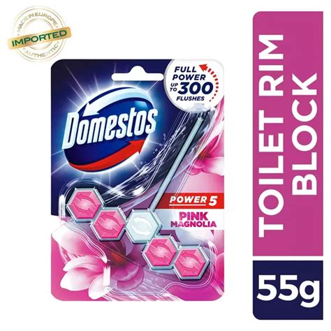 Domestos Toilet Block Pink Magnolia Powe Upto Off Magnolia