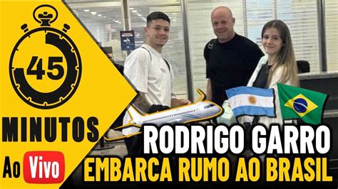 RODRIGO GARRO Embarca Rumo Ao BRASIL Para Assinar O CORINTHIANS