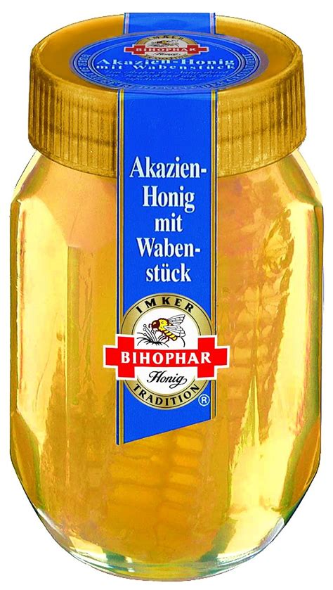 Bihophar Akazienhonig Mit Wabenst Ck I G Honig Amazon De