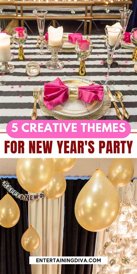 5 Glam New Years Eve Party Themes