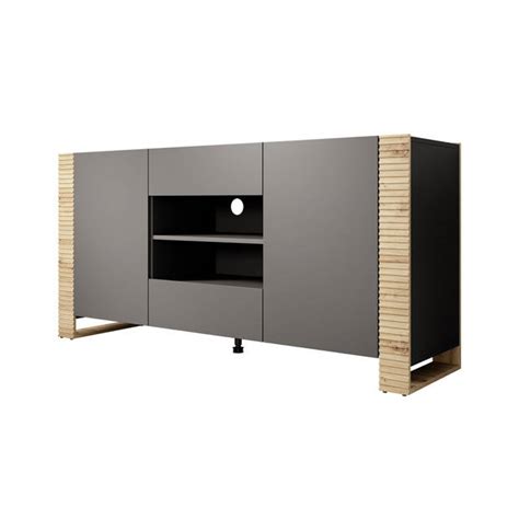 Meubella Dressoir Bahama Grijs Eiken 164 Cm Blokker