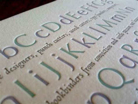 49 Stunning Examples Of Letterpress Printing Webdesigner Depot