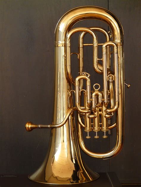 HD Wallpaper Close Up Photography Of Brass Wind Instrument Euphonium