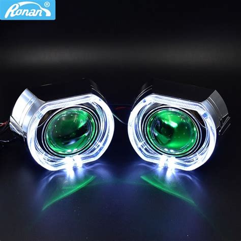 RONAN HID Bi Xenon Projector Headlight Super Metal Lens 3 0 Square DRL