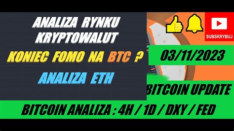 Kryptowaluty Analiza Bitcoin Update Bitcoin Analiza