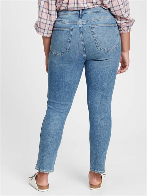 High Rise Vintage Slim Jeans With Washwell Gap Factory