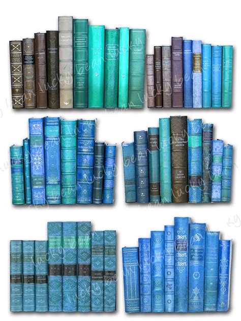 Antique Book Covers Spines Blue Vintage Books Victorian Book Etsy