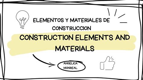 Elementos Y Materiales De Construcci N Ang Lica Liliana Monreal Udocz