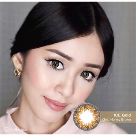 SOFTLENS ICE SILVER AND GOLD By Exoticon Lazada Indonesia