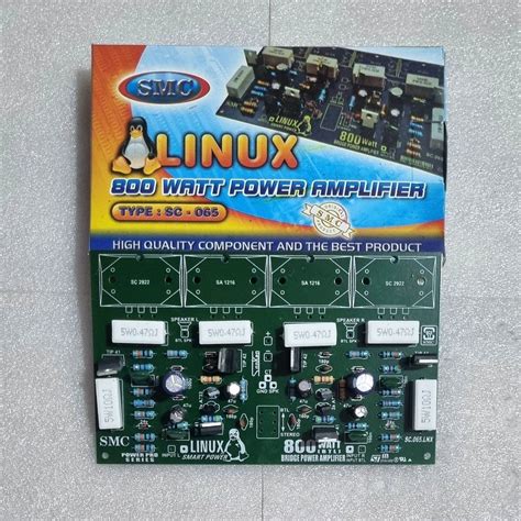 KIT Driver Power Amplifier BTL 800 Watt Stereo Linux SMC Lazada Indonesia