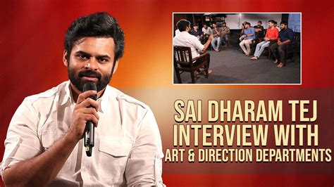 Sai Dharam Tej Interview With Art Direction Departments Virupaksha