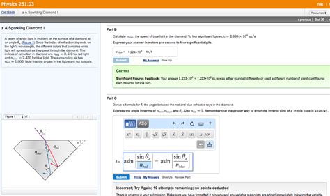 Solved A Beam Of White Light Is Incident On The Surface Of A Chegg