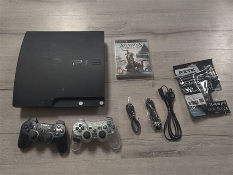 Sony playstation 3 SLIM 500 GB ПРОШИТА HEN Много игр 2 джойстика