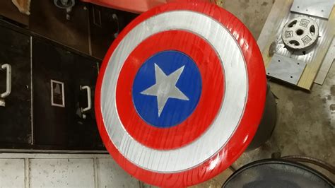 Captain America Shield Wooden Replica With Adjustable Straps