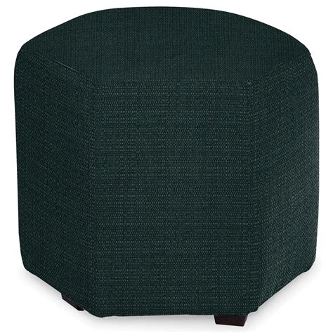 Craftmaster 043200 043200 Everly 23 Accent Hexagon Ottoman Dunk