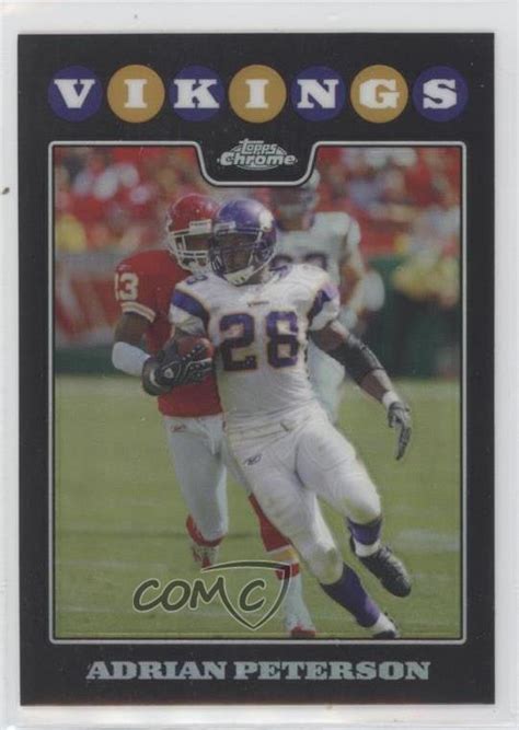 Topps Chrome Refractor Tc Adrian Peterson For Sale Online Ebay